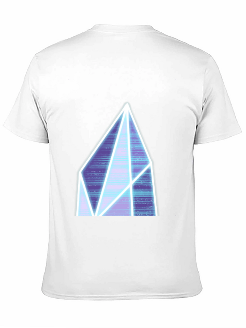 Neon Crystal Graphic Tee - Black Casual Shirt