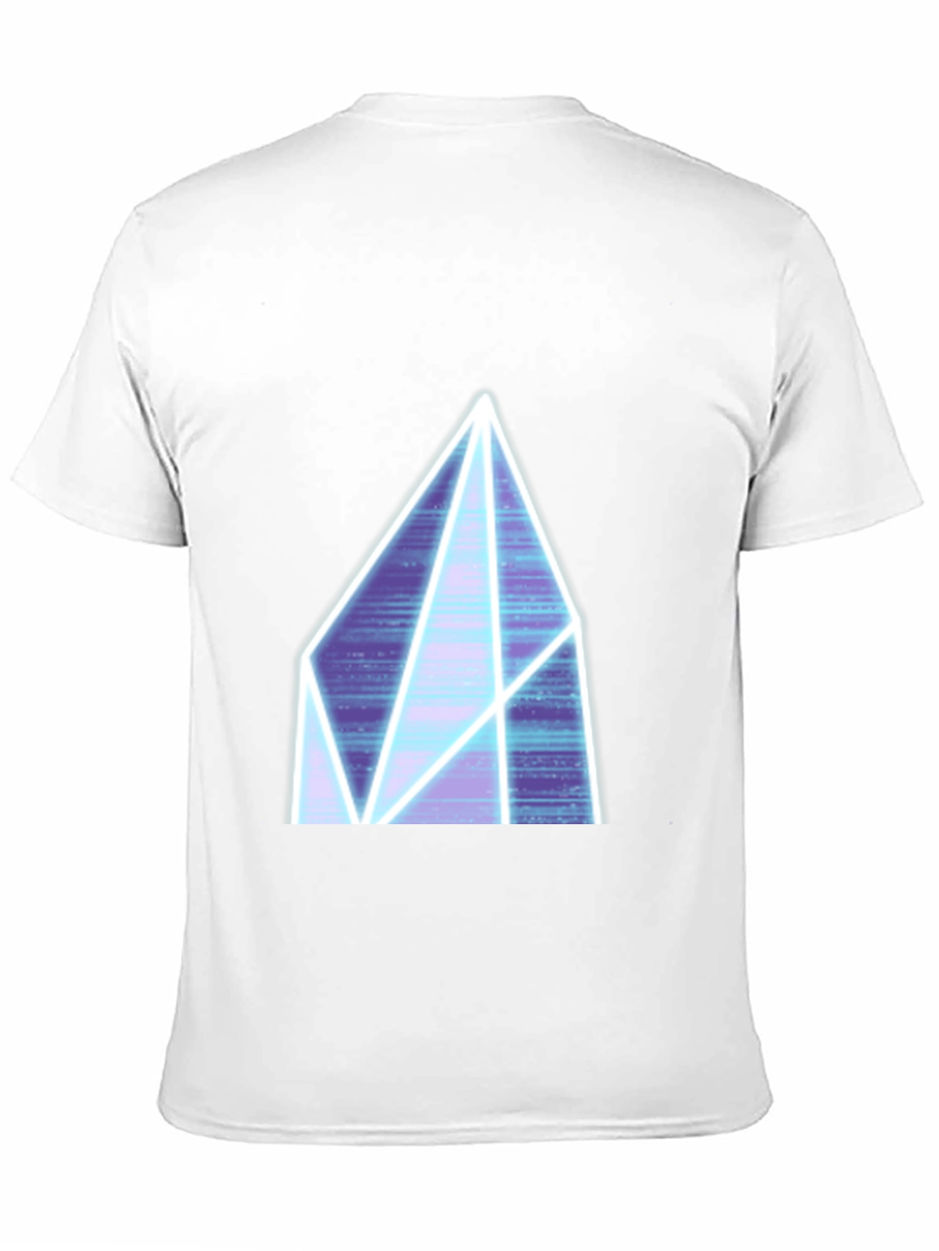 Neon Crystal Graphic Tee - Black Casual Shirt