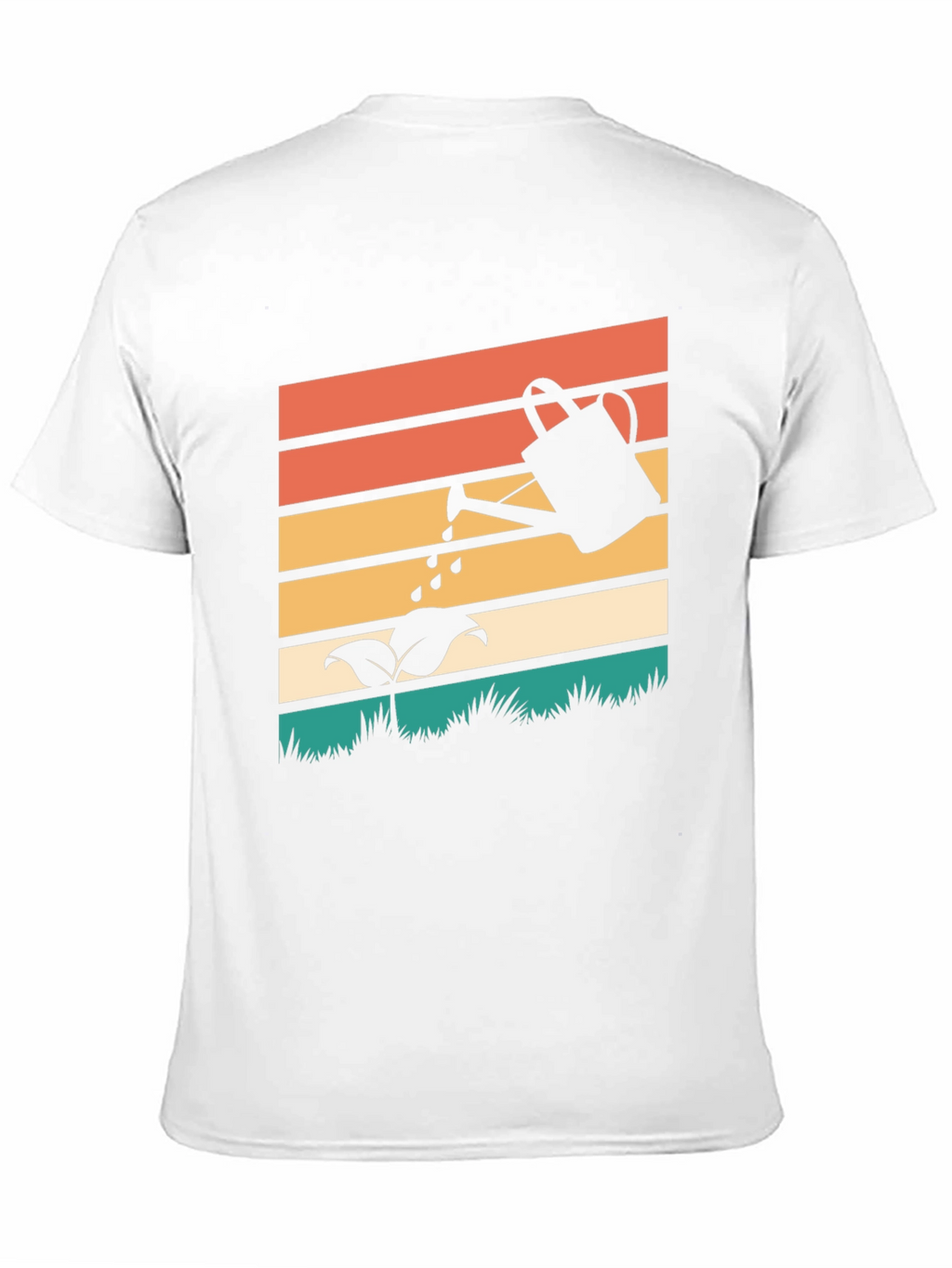 Retro Gardening T-Shirt - Plant Watering Design