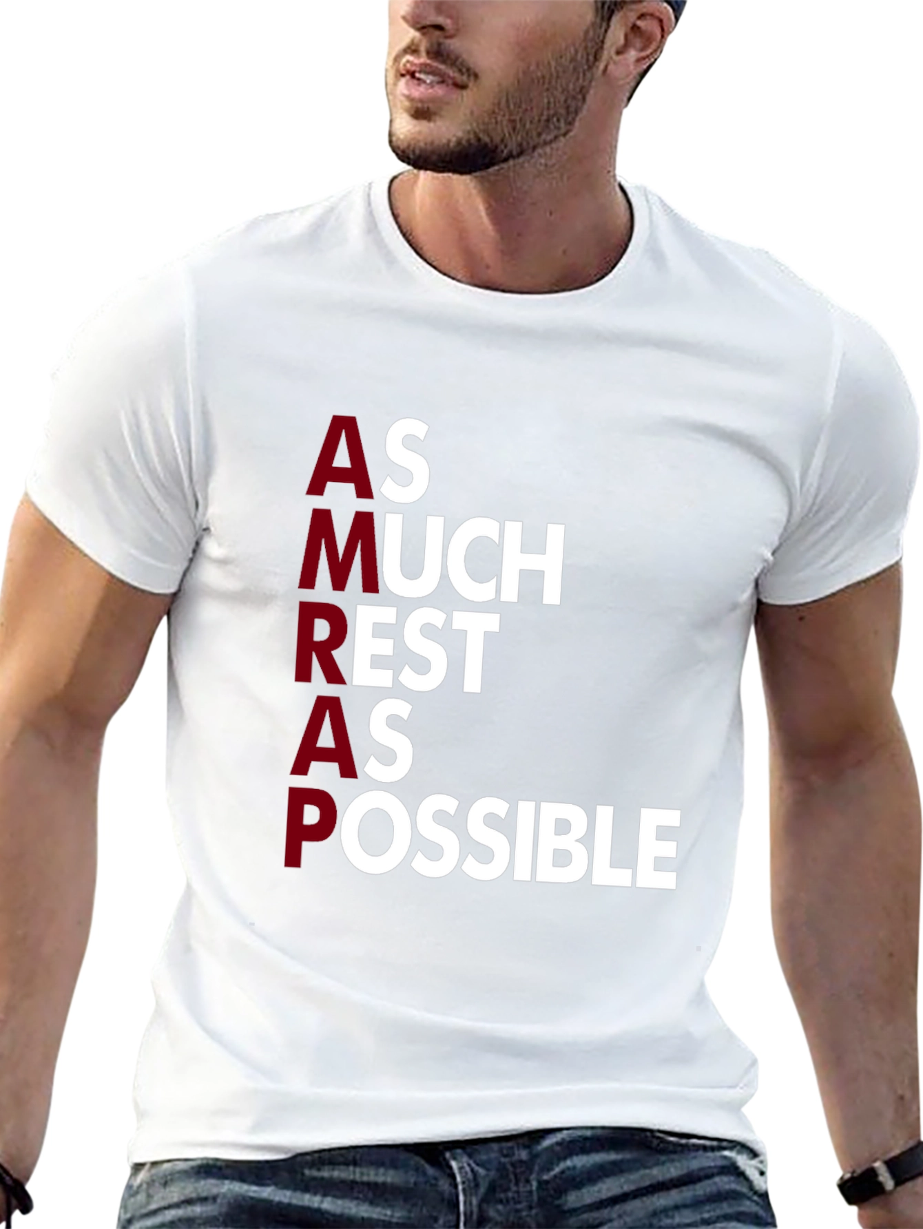 AMRAP As Much Rest As Possible Graphic Tee