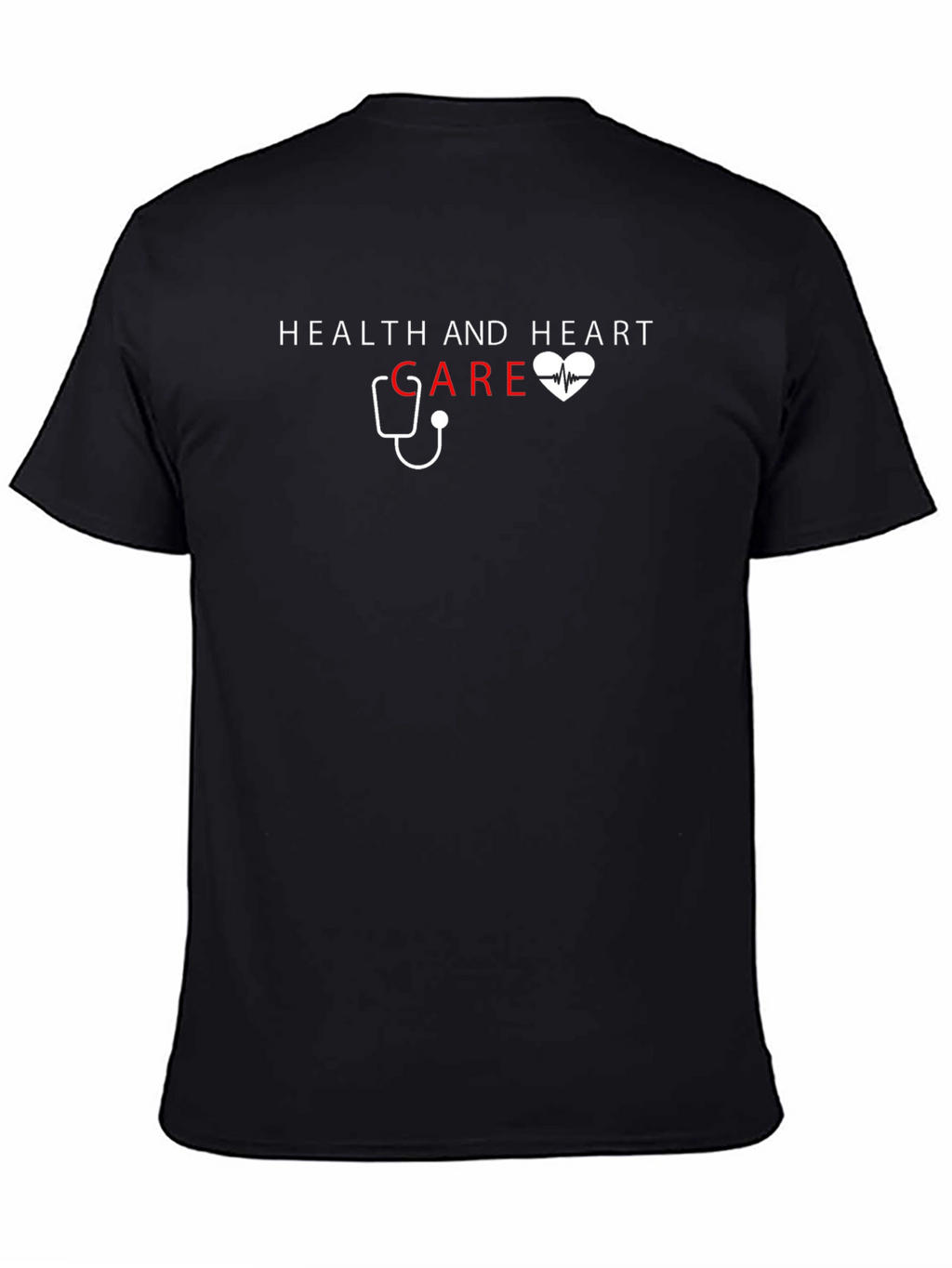 Health & Heart Care T-Shirt - Stylish Medical Tee