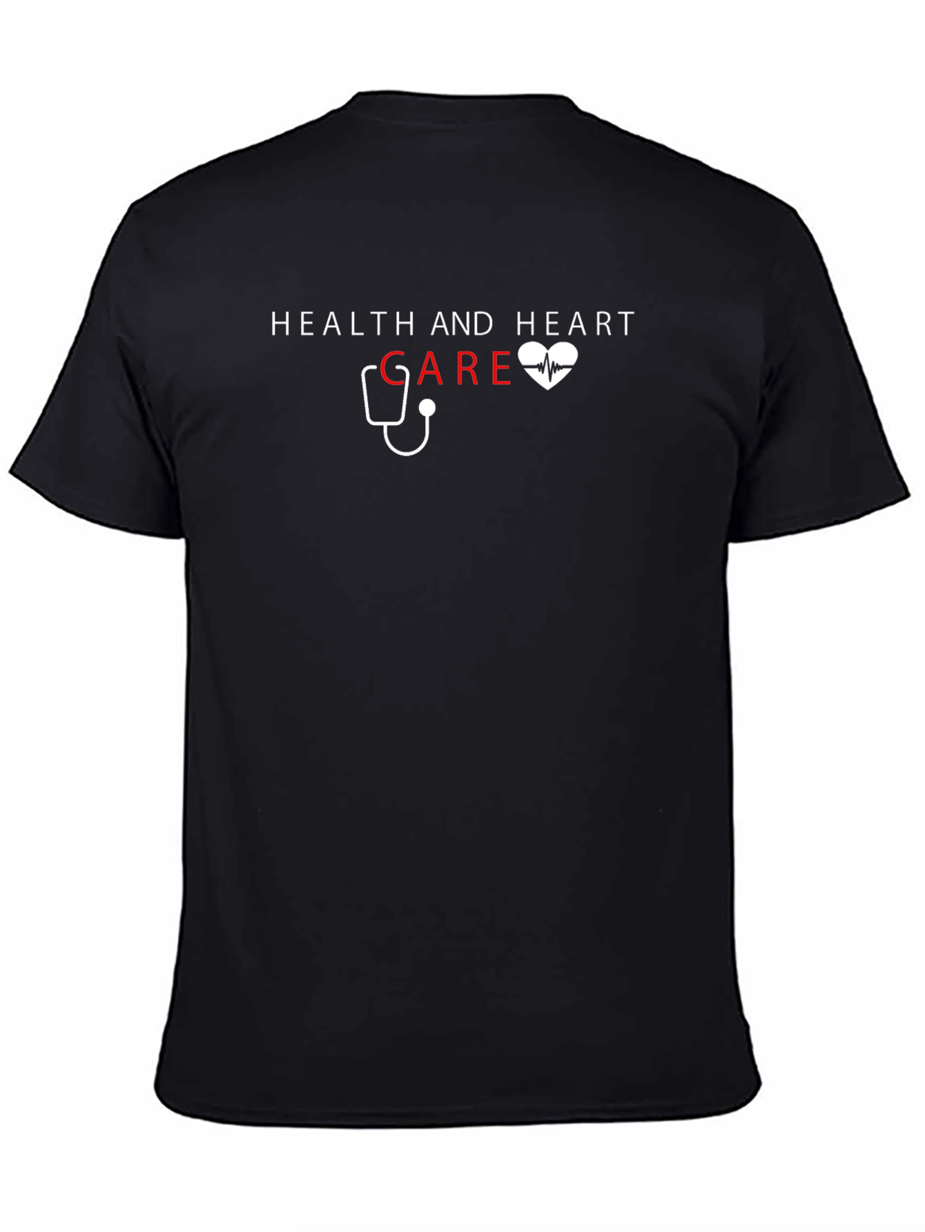 Health & Heart Care T-Shirt - Stylish Medical Tee