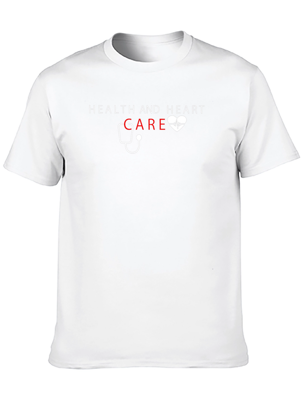 Health & Heart Care T-Shirt - Stylish Medical Tee