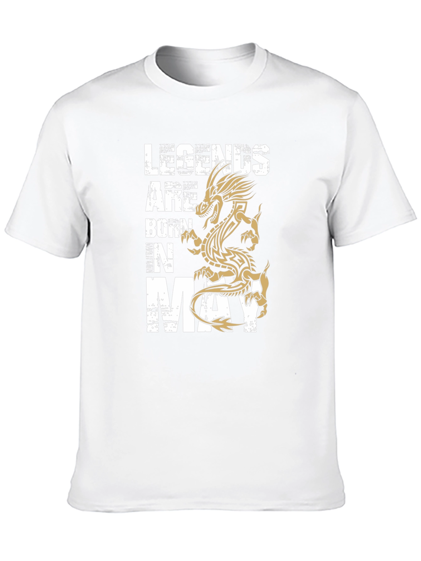 Legends Are Born In May Black T-Shirt