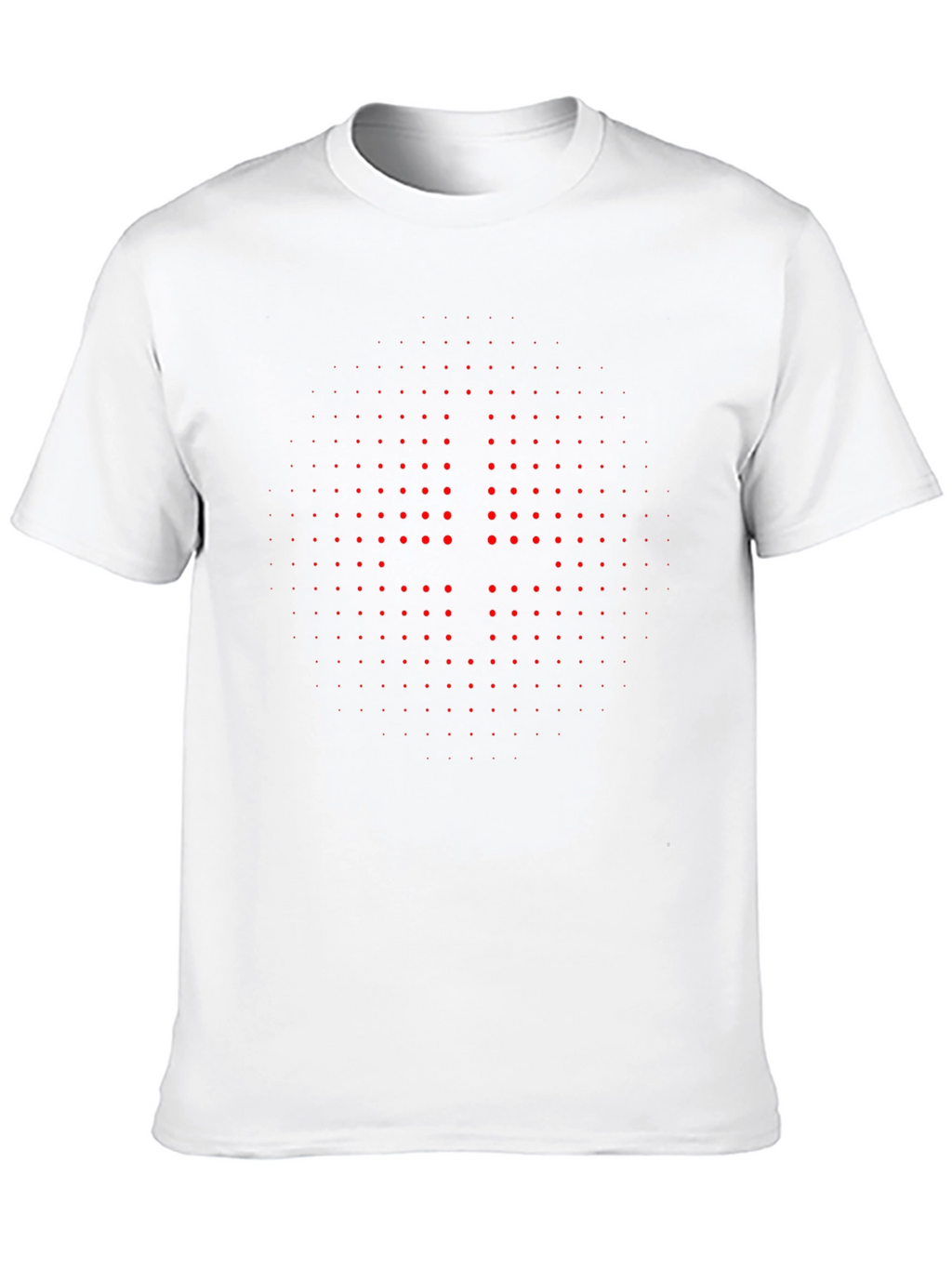 Geometric Dot Pattern Tee - Modern Style
