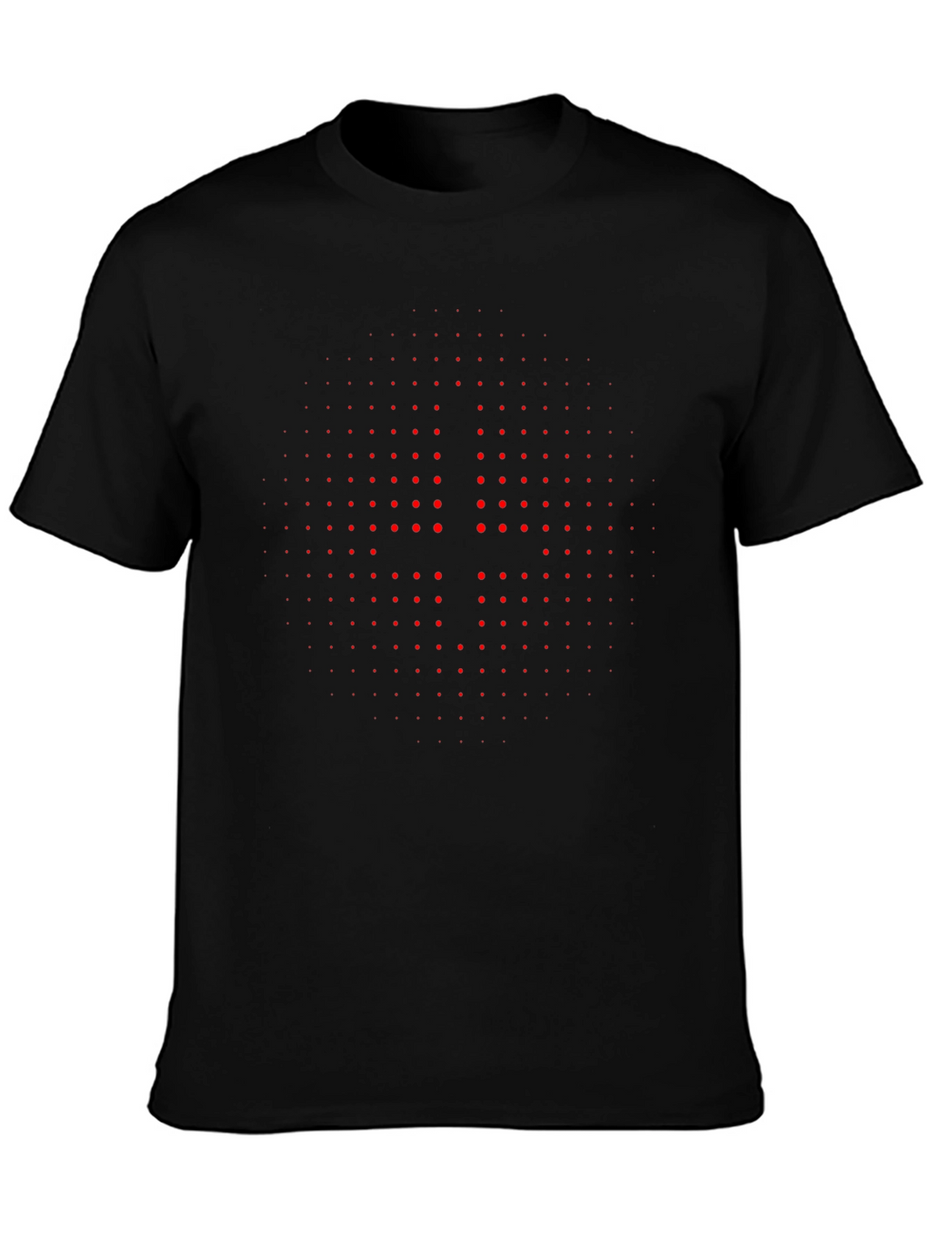 Geometric Dot Pattern Tee - Modern Style