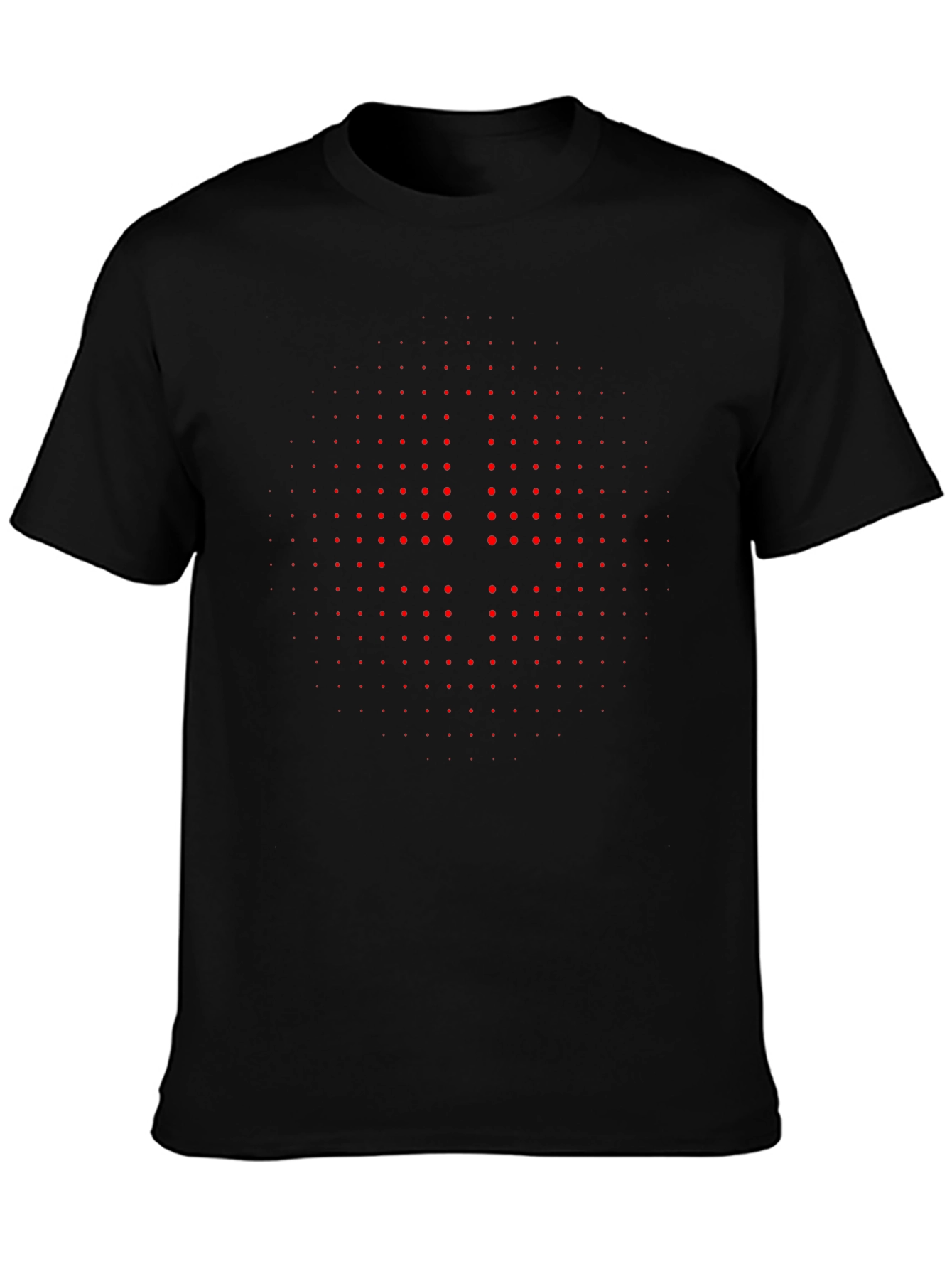 Geometric Dot Pattern Tee - Modern Style