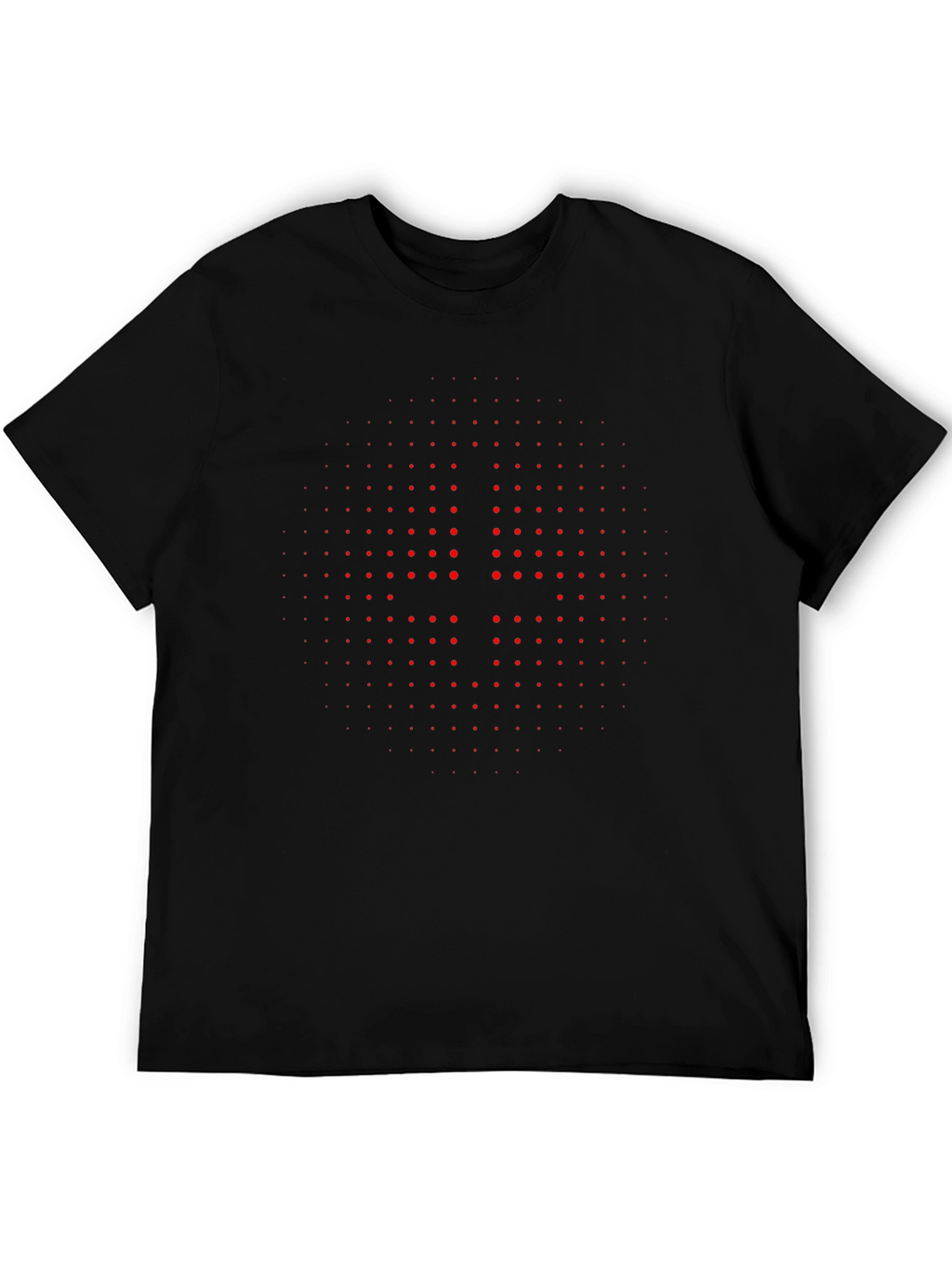 Geometric Dot Pattern Tee - Modern Style