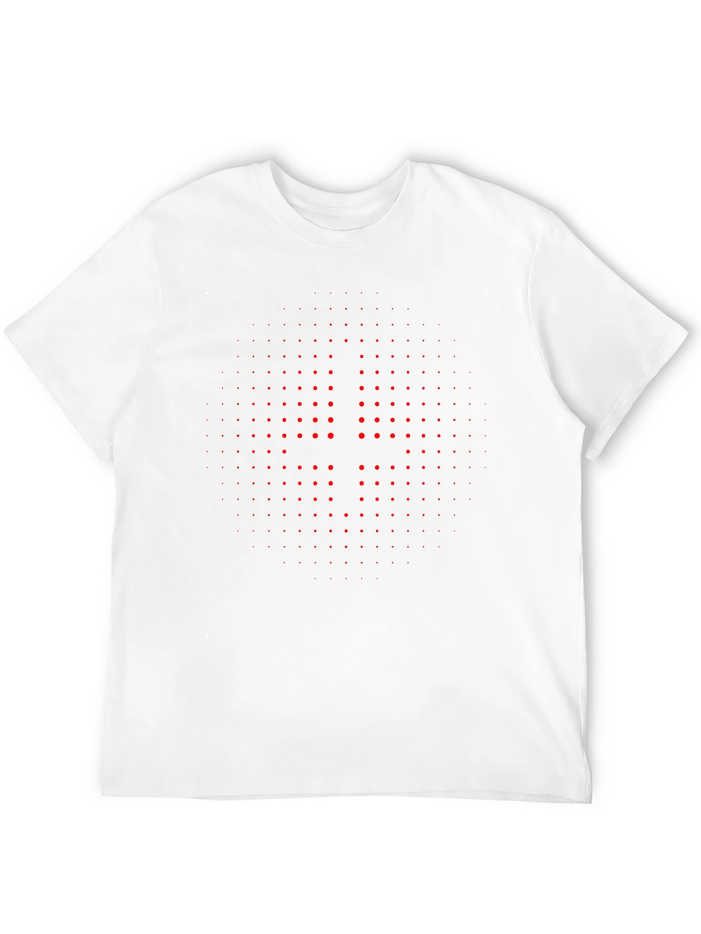 Geometric Dot Pattern Tee - Modern Style