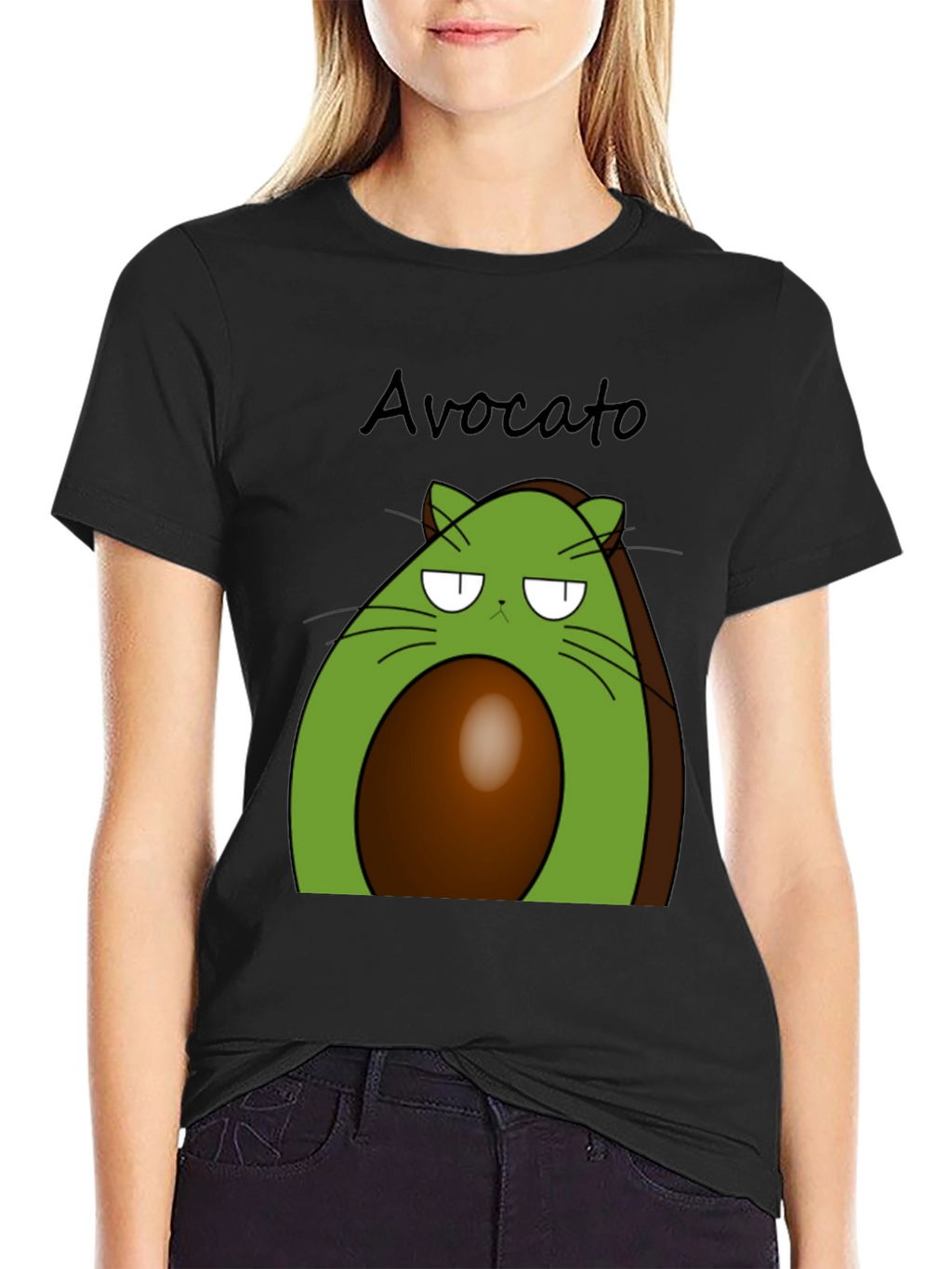 Avocato T-Shirt - Funny Cat Avocado Tee