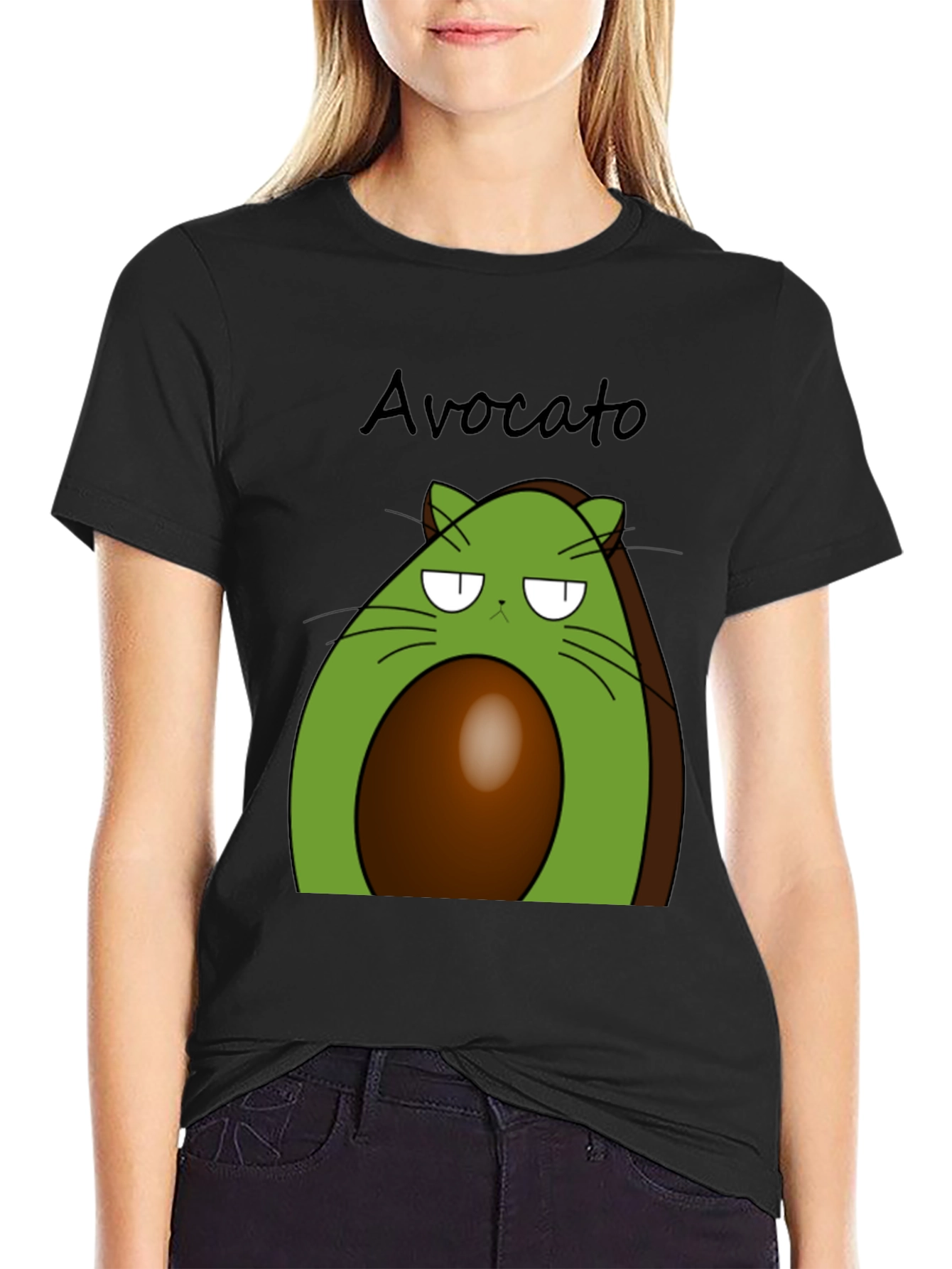Avocato T-Shirt - Funny Cat Avocado Tee