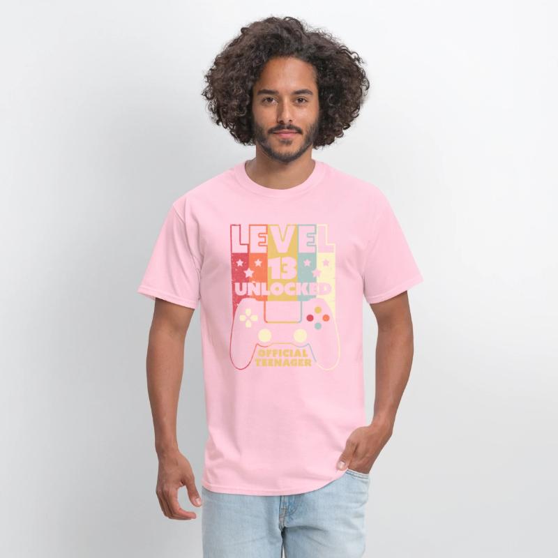 13th Birthday Print. Level 13 Unlocked, Official