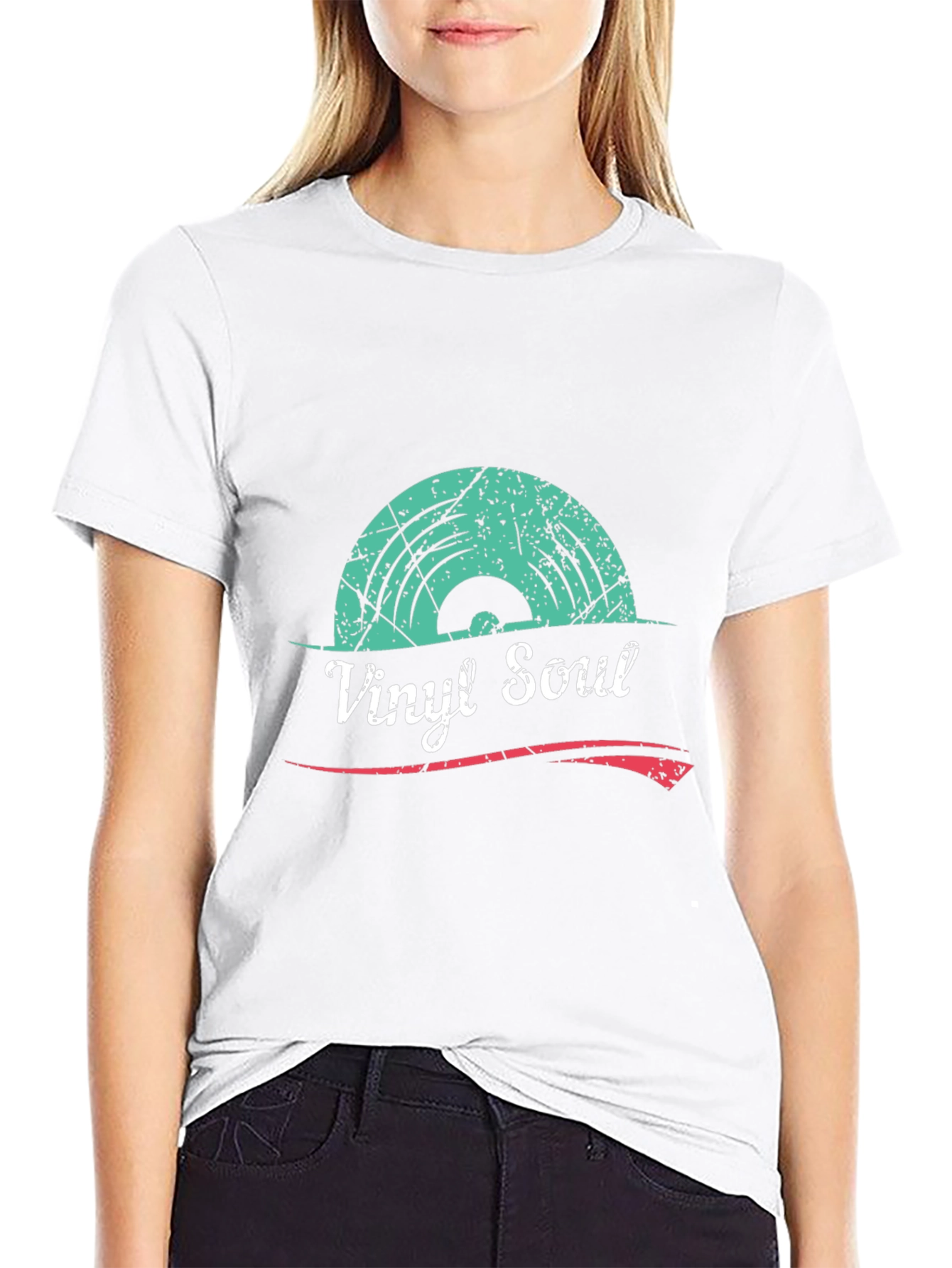 Vinyl Soul Graphic T-Shirt - Retro Music Tee