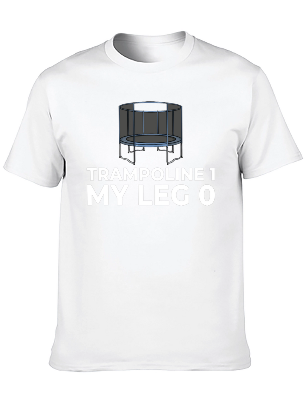 Trampoline Humor Graphic T-Shirt