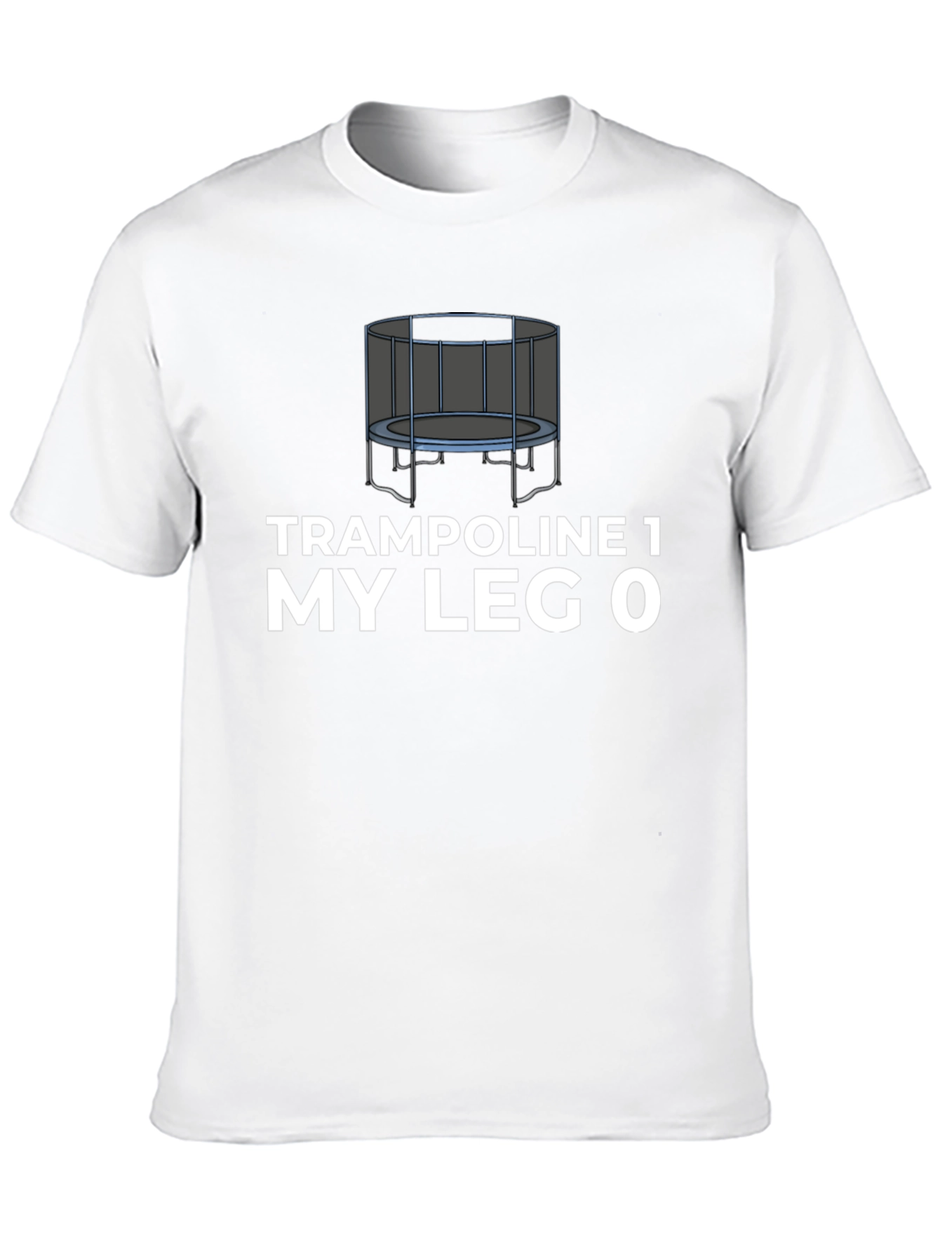 Trampoline Humor Graphic T-Shirt