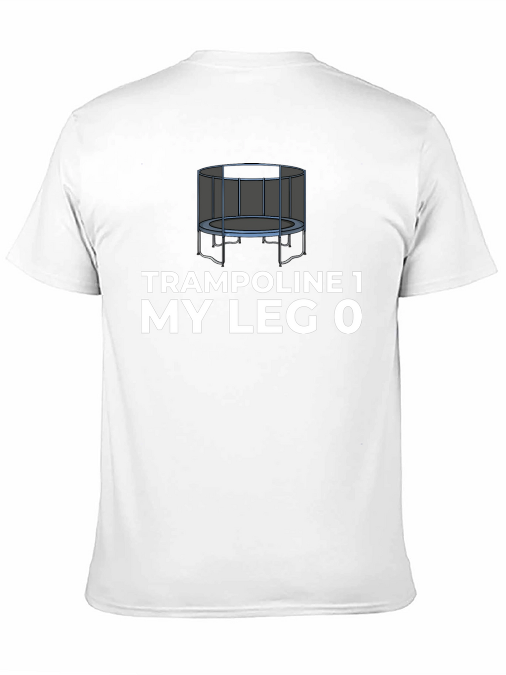 Trampoline Humor Graphic T-Shirt