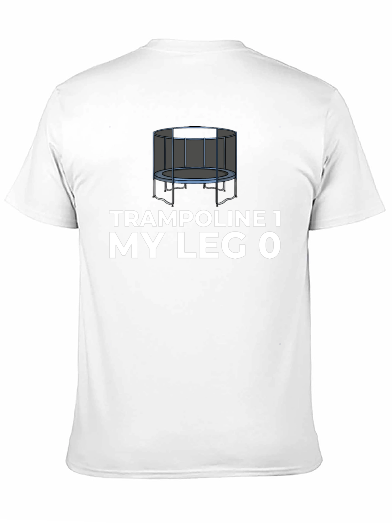 Trampoline Humor Graphic T-Shirt