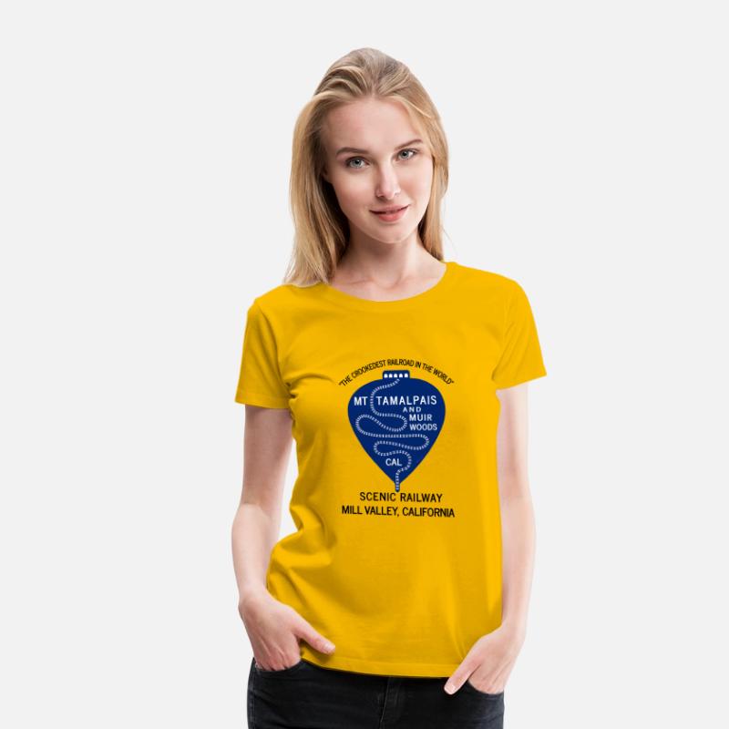 1911 Crookedest Railroad Mt Tamalpais Black Text