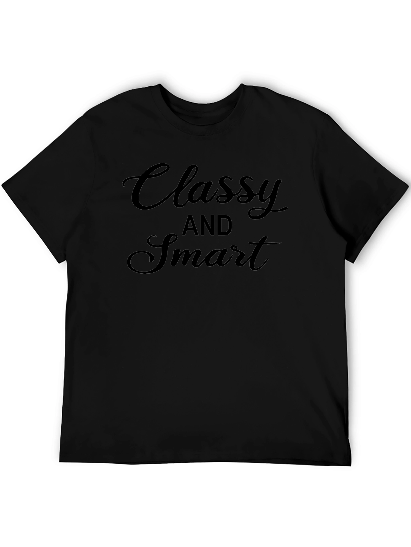Classy and Smart Graphic Tee - Soft Cotton Blend