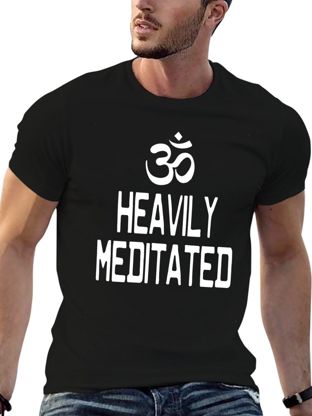 Heavily Meditated Graphic Tee - Relaxed Fit