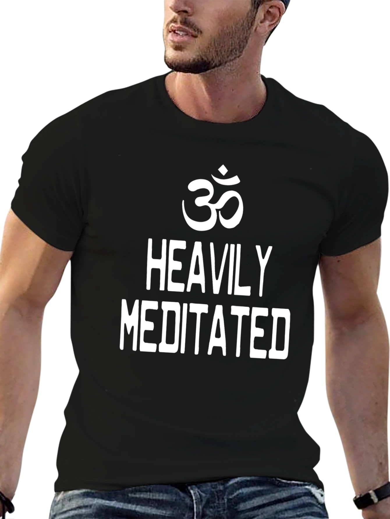 Heavily Meditated Graphic Tee - Relaxed Fit