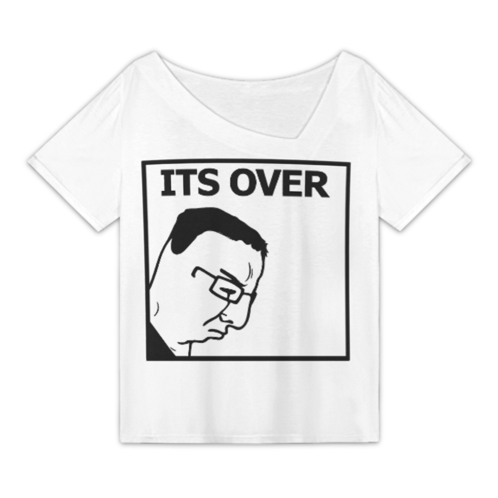 ITS OVER Meme Graphic T-Shirt – Funny Doomposting Retro Internet Humor Tee(z792)