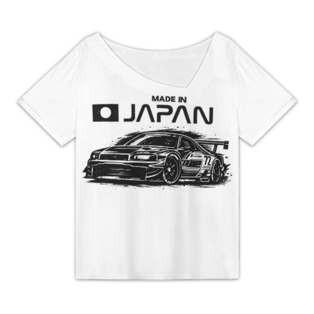Made In Japan JDM Racing Car Graphic T-Shirt(z797)
