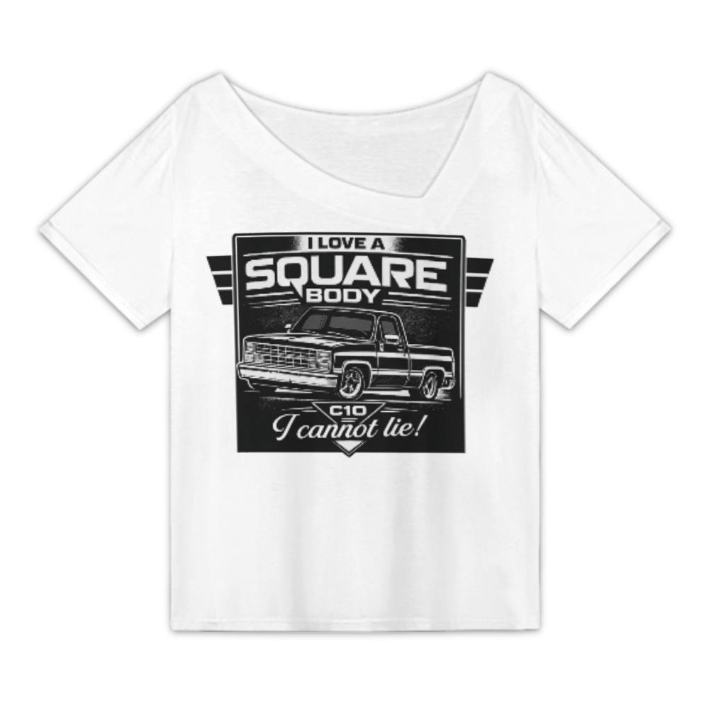 I Love A Square Body C10 Truck Shirt – Vintage Chevy Pickup Graphic Tee for Classic Truck Lovers(z791)
