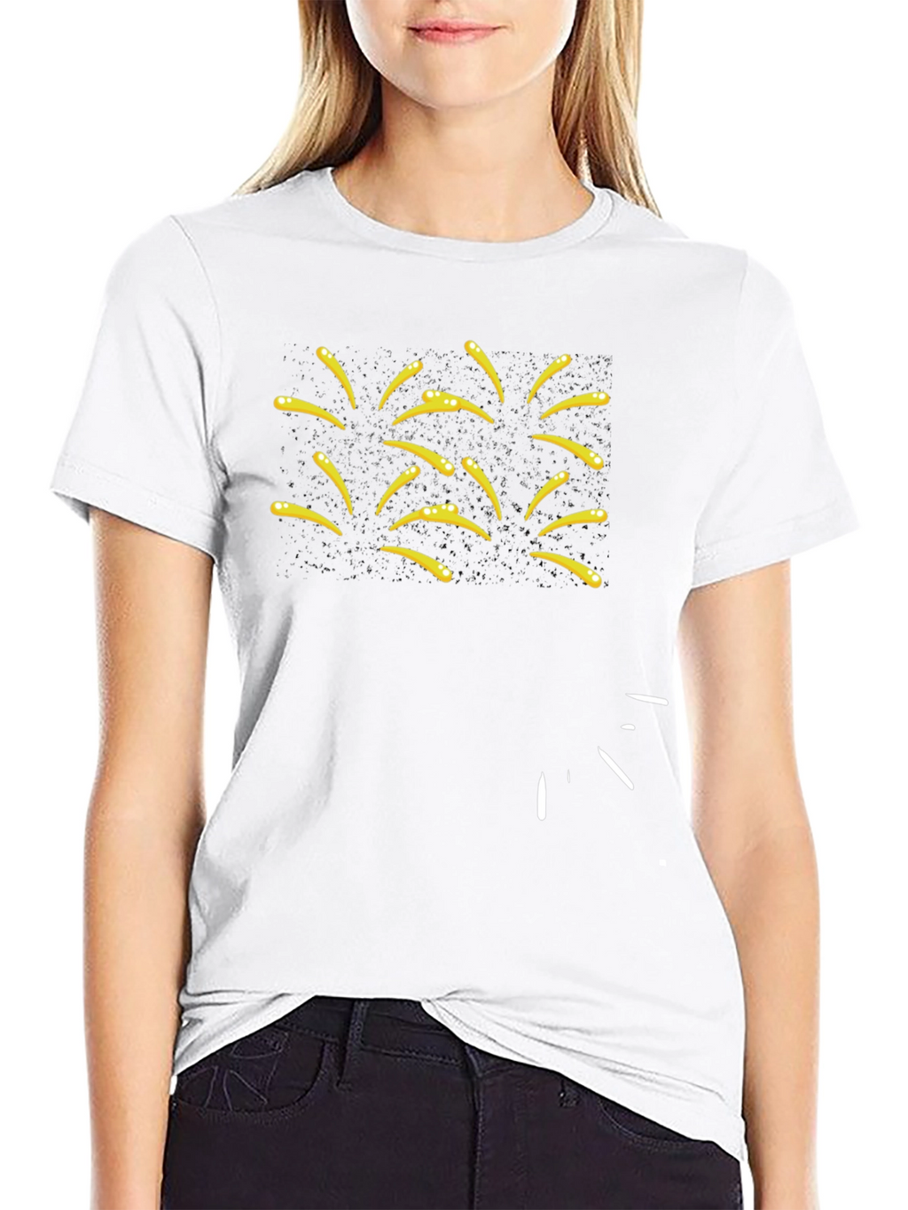 Fun Sparkle Black Tee