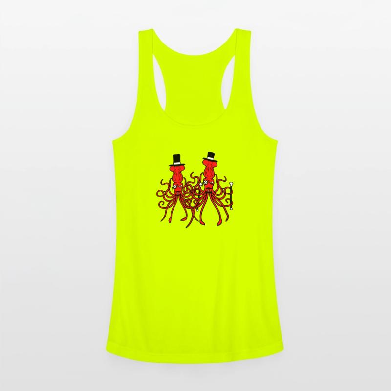 2 octopus sir hat monocle glasses two rich friends