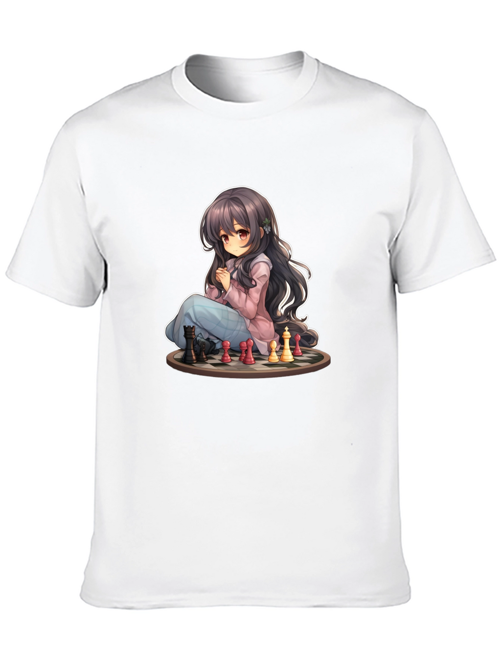 Anime Chess T-Shirt - Unique Graphic Tee