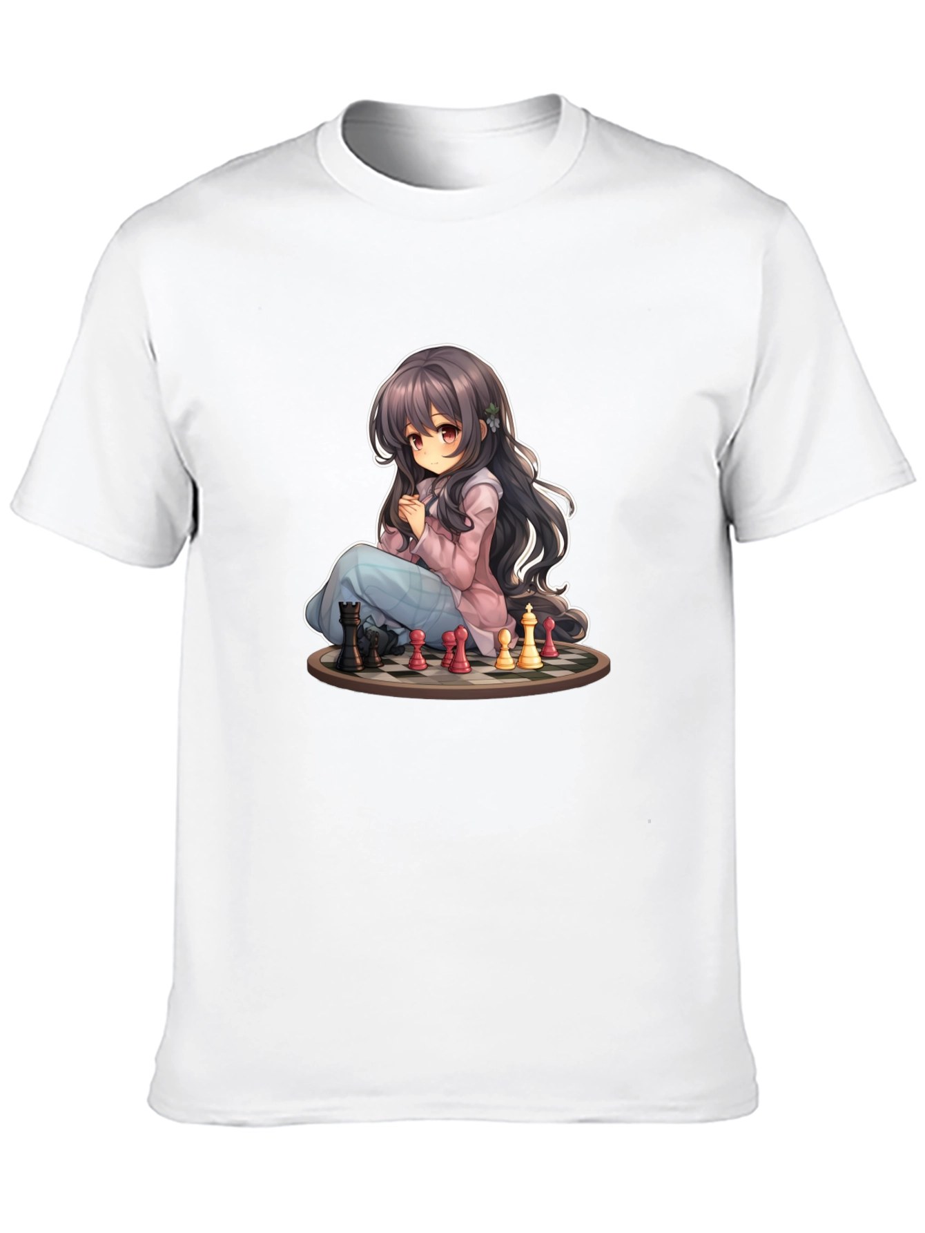 Anime Chess T-Shirt - Unique Graphic Tee