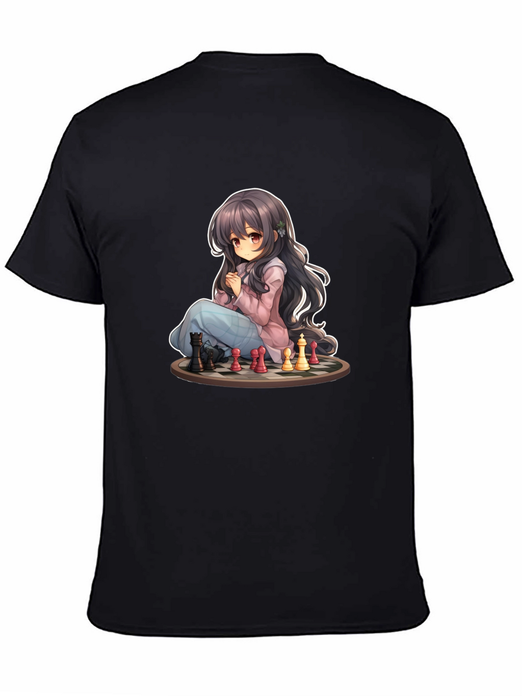 Anime Chess T-Shirt - Unique Graphic Tee