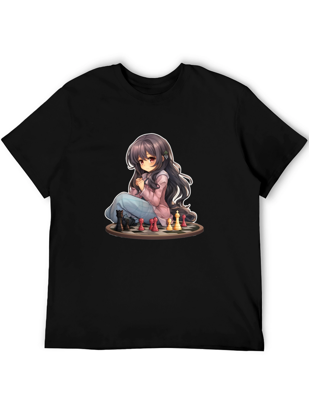 Anime Chess T-Shirt - Unique Graphic Tee