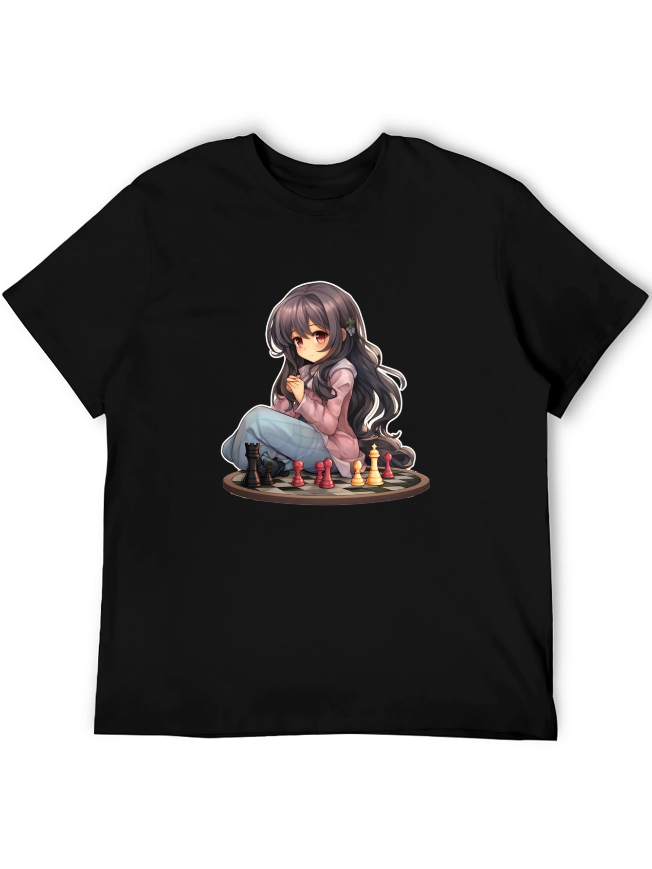 Anime Chess T-Shirt - Unique Graphic Tee