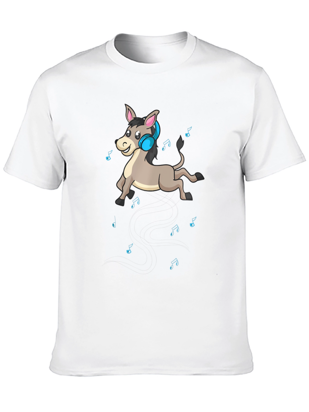 Musical Donkey T-Shirt - Black Graphic Tee