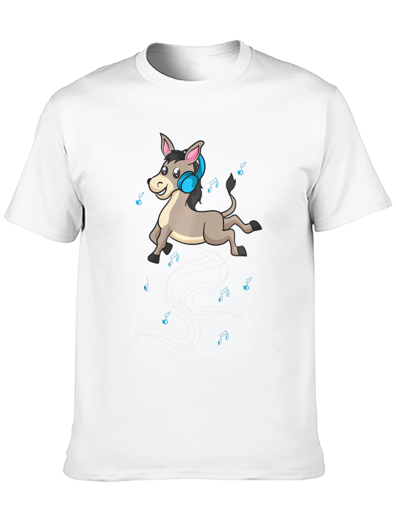 Musical Donkey T-Shirt - Black Graphic Tee