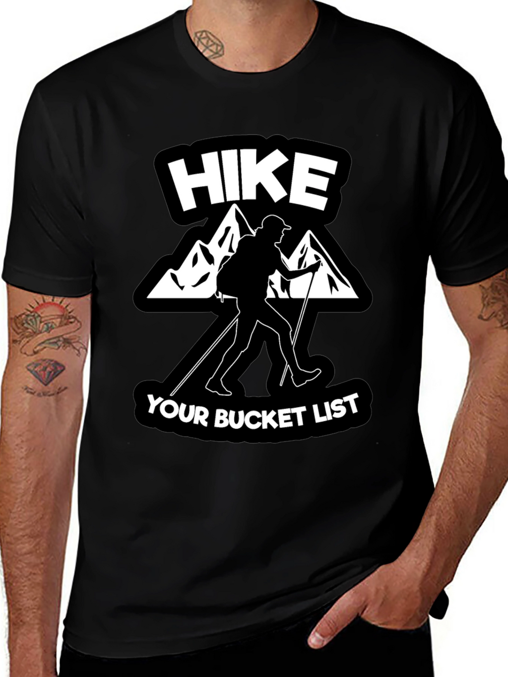 Hike Your Bucket List Graphic T-Shirt