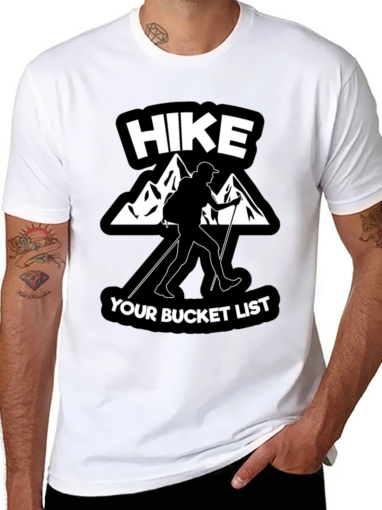 Hike Your Bucket List Graphic T-Shirt