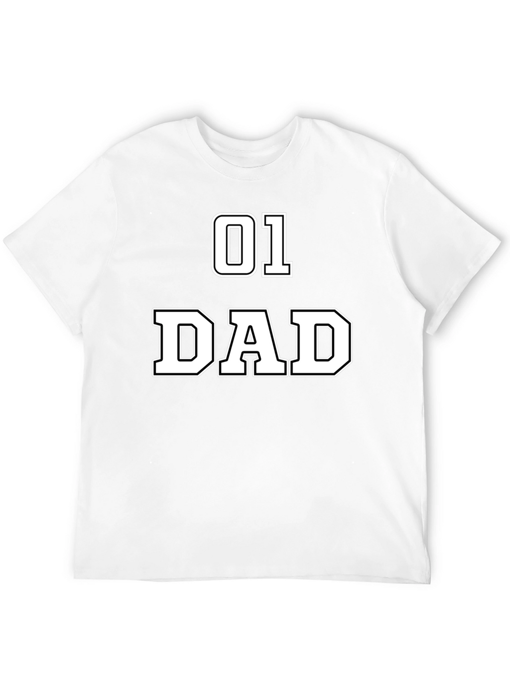01 Dad T-Shirt - Stylish Fathers Day Gift