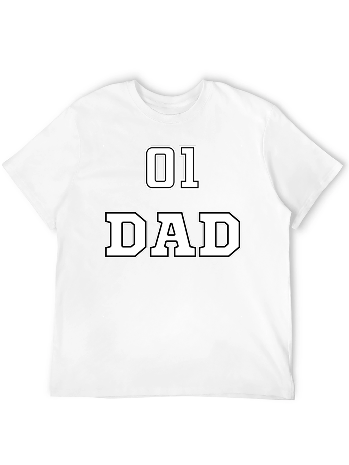 01 Dad T-Shirt - Stylish Fathers Day Gift