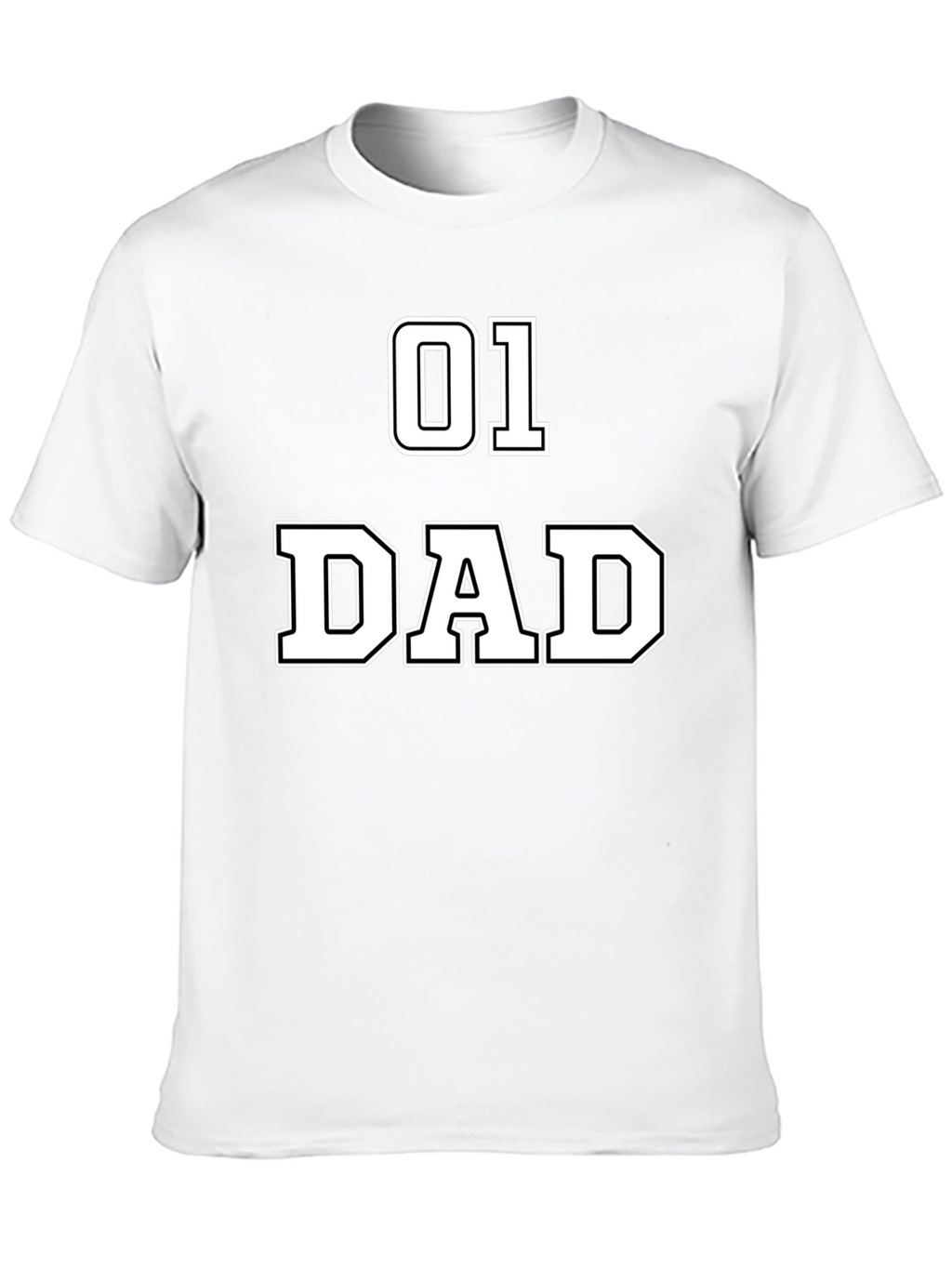 01 Dad T-Shirt - Stylish Fathers Day Gift