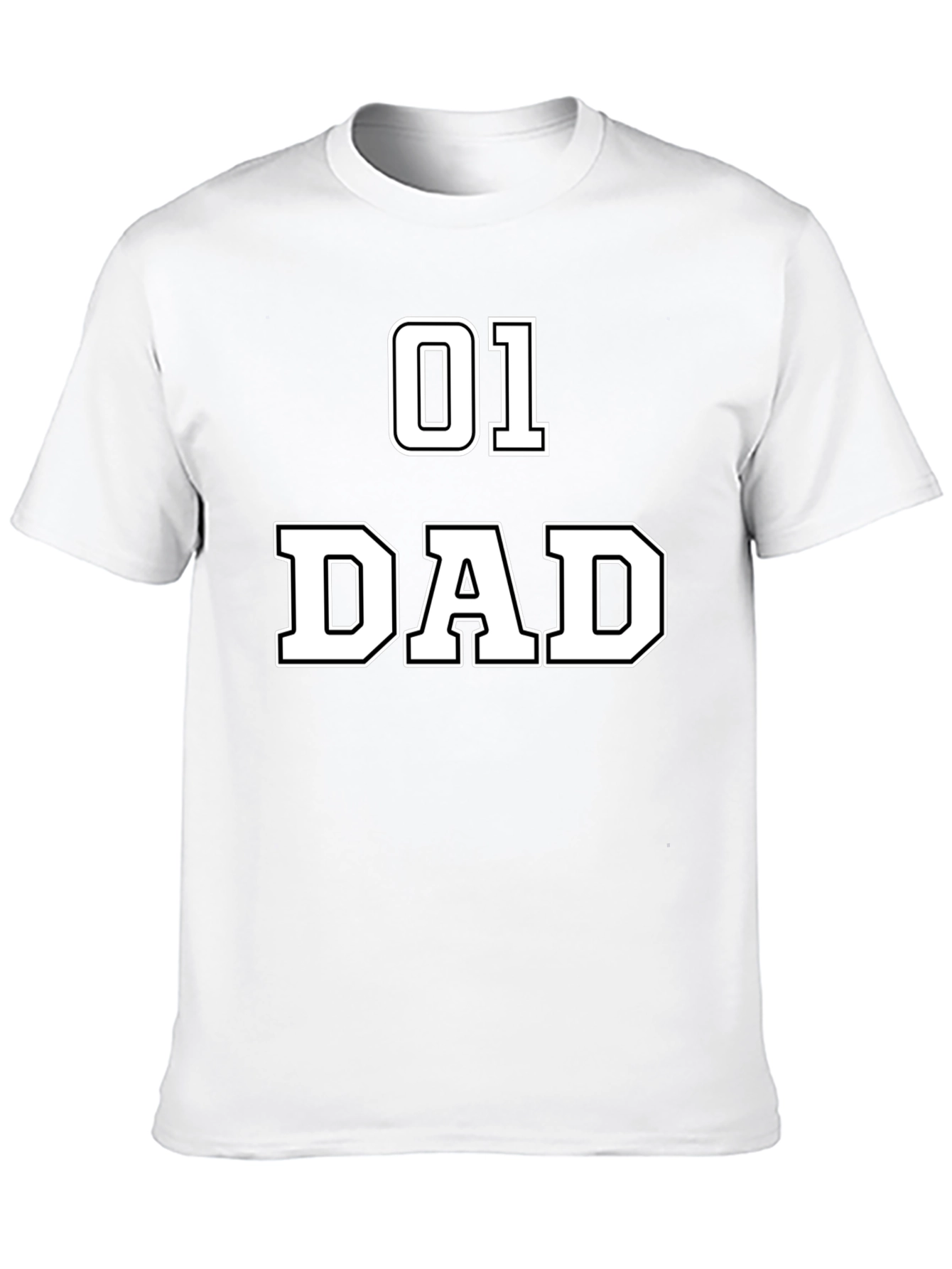 01 Dad T-Shirt - Stylish Fathers Day Gift