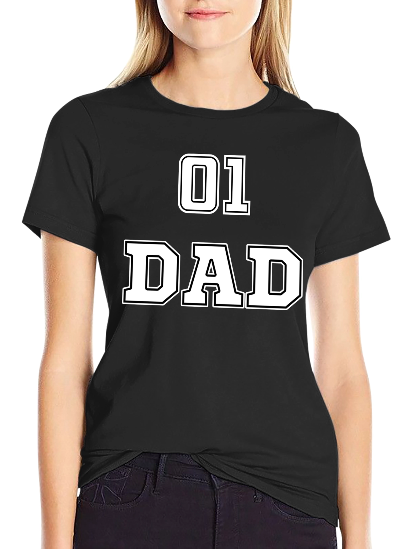 01 Dad T-Shirt - Stylish Fathers Day Gift