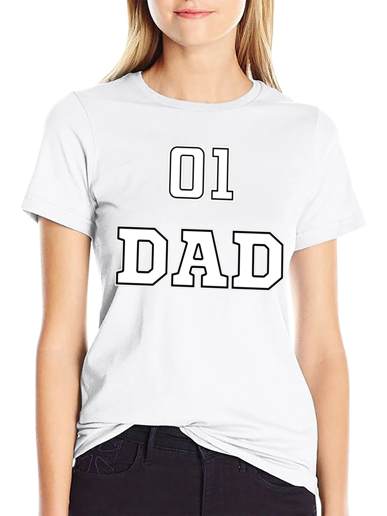 01 Dad T-Shirt - Stylish Fathers Day Gift