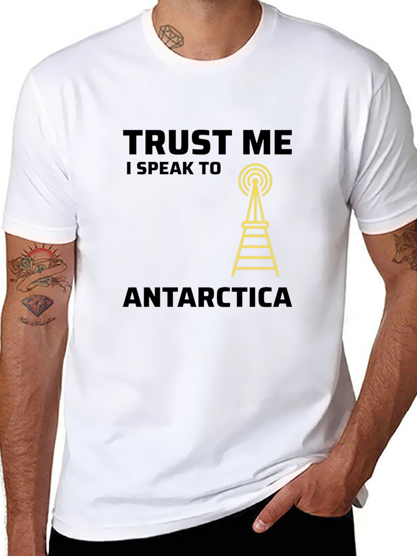 Trust Me I Speak to Antarctica T-Shirt