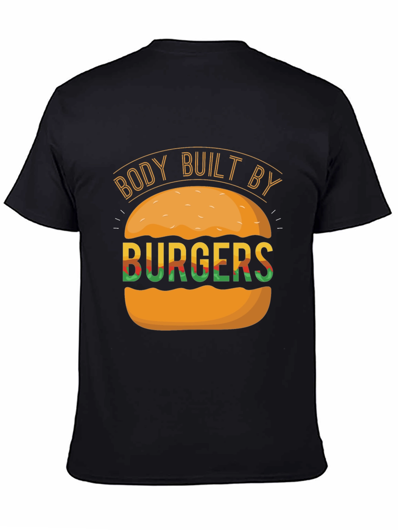 Body Built By Burgers Graphic Tee