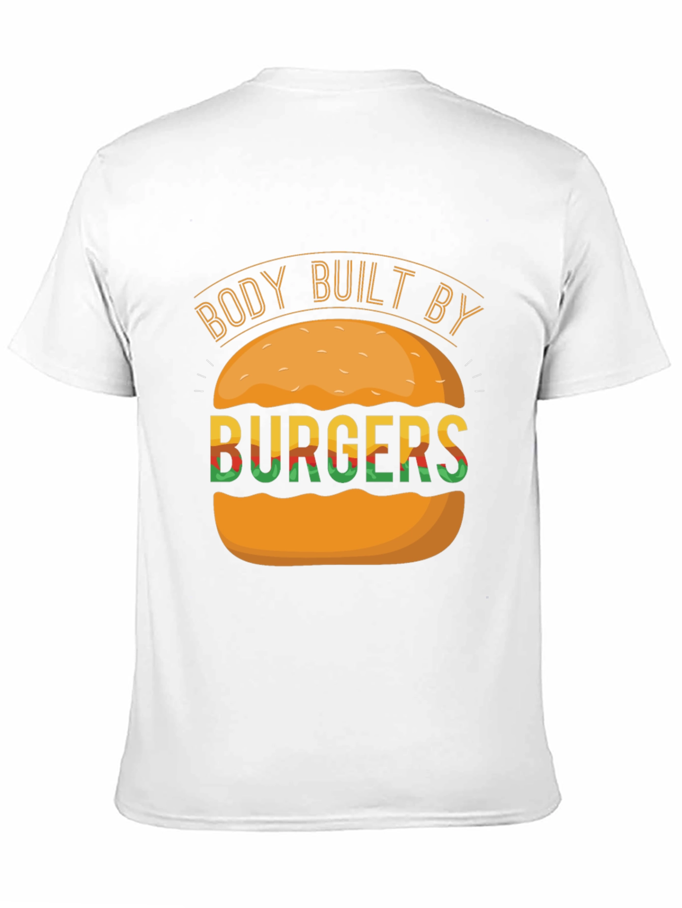 Body Built By Burgers Graphic Tee