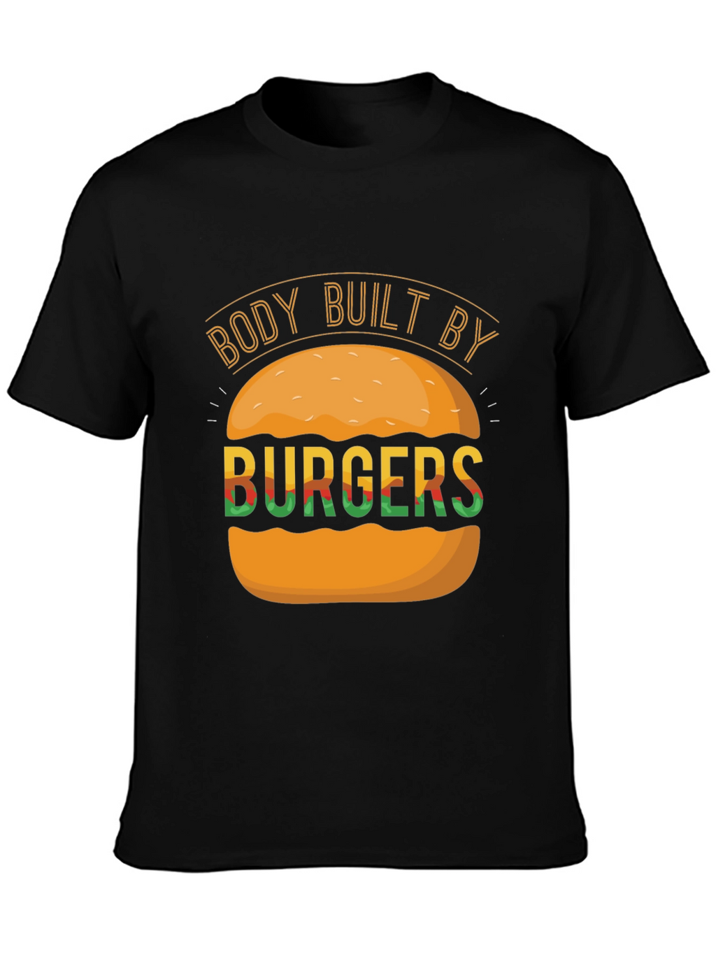Body Built By Burgers Graphic Tee