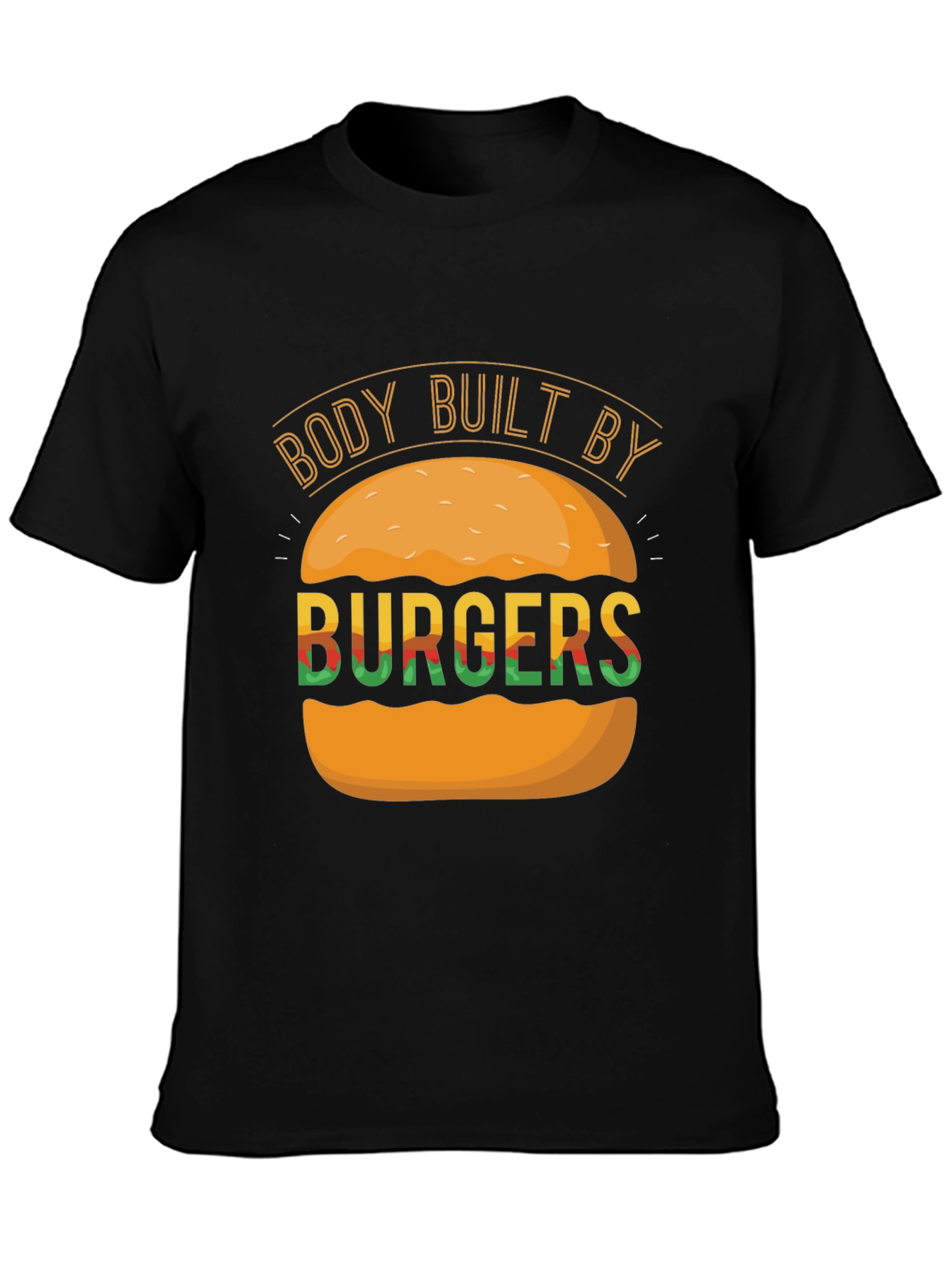 Body Built By Burgers Graphic Tee